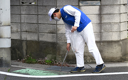 地域清掃活動の様子